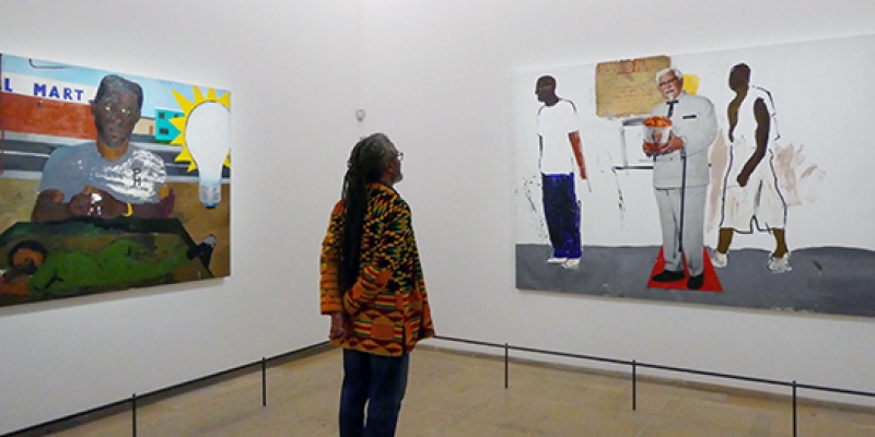 Art and Food Pairing™: Henry Taylor at the Picasso and Le Petit Dakar - Part 1